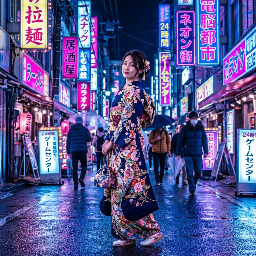 Neon Kimono